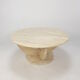 Italian travertine coffee table, 1970s