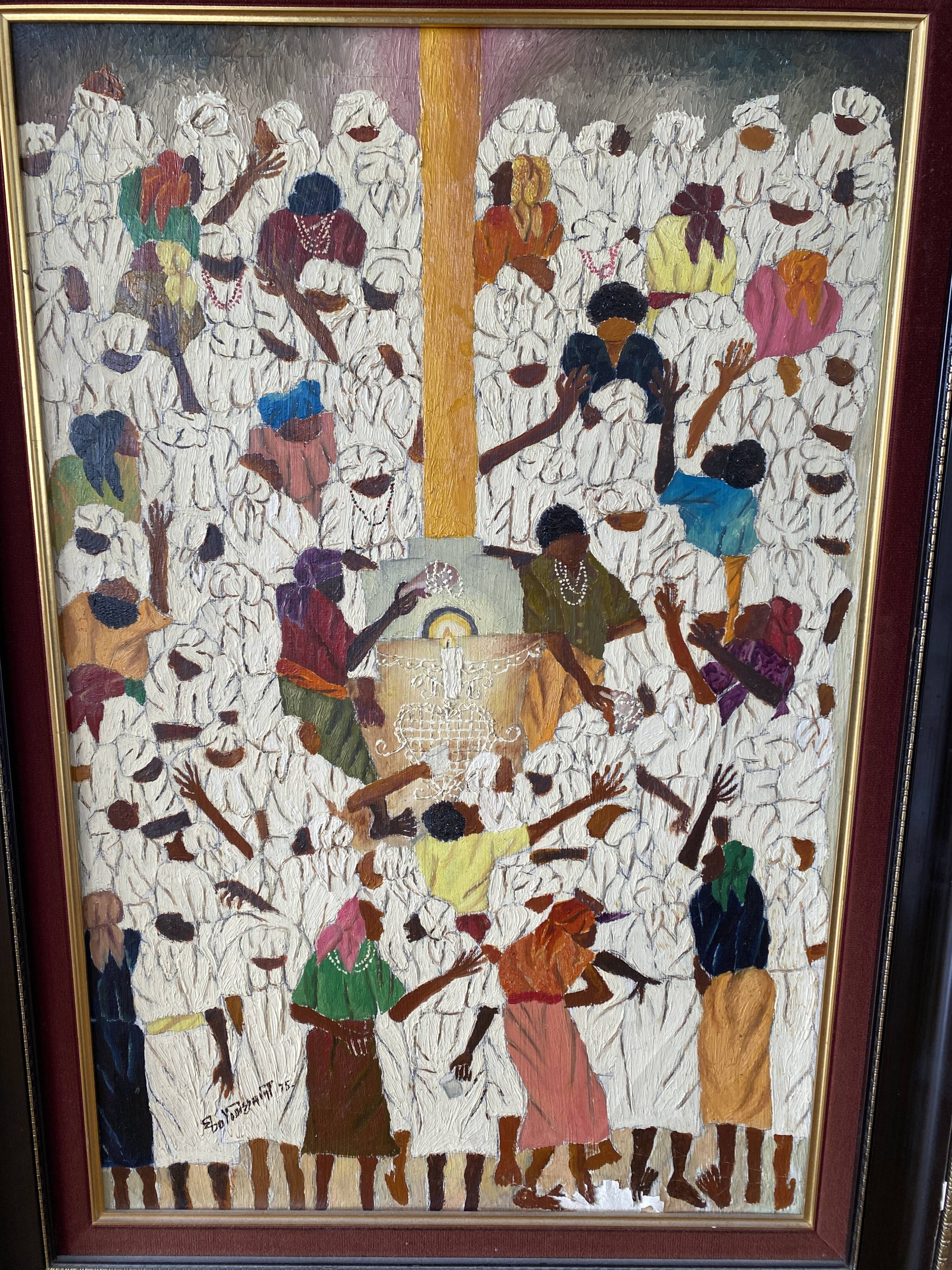 Haitian naive painting from 1975