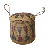 Panier couvert osier