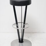 Set of 3 designer bar stools 1980 akaba