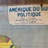 School map n°16 and 16 bis - Political South America