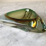 Empty pocket or ashtray of Murano "Sommerso" - Italy, 1970s.