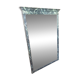 Large mirror - trumeau with a wooden frame imitating marble - 20th century