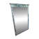 Large mirror - trumeau with a wooden frame imitating marble - 20th century