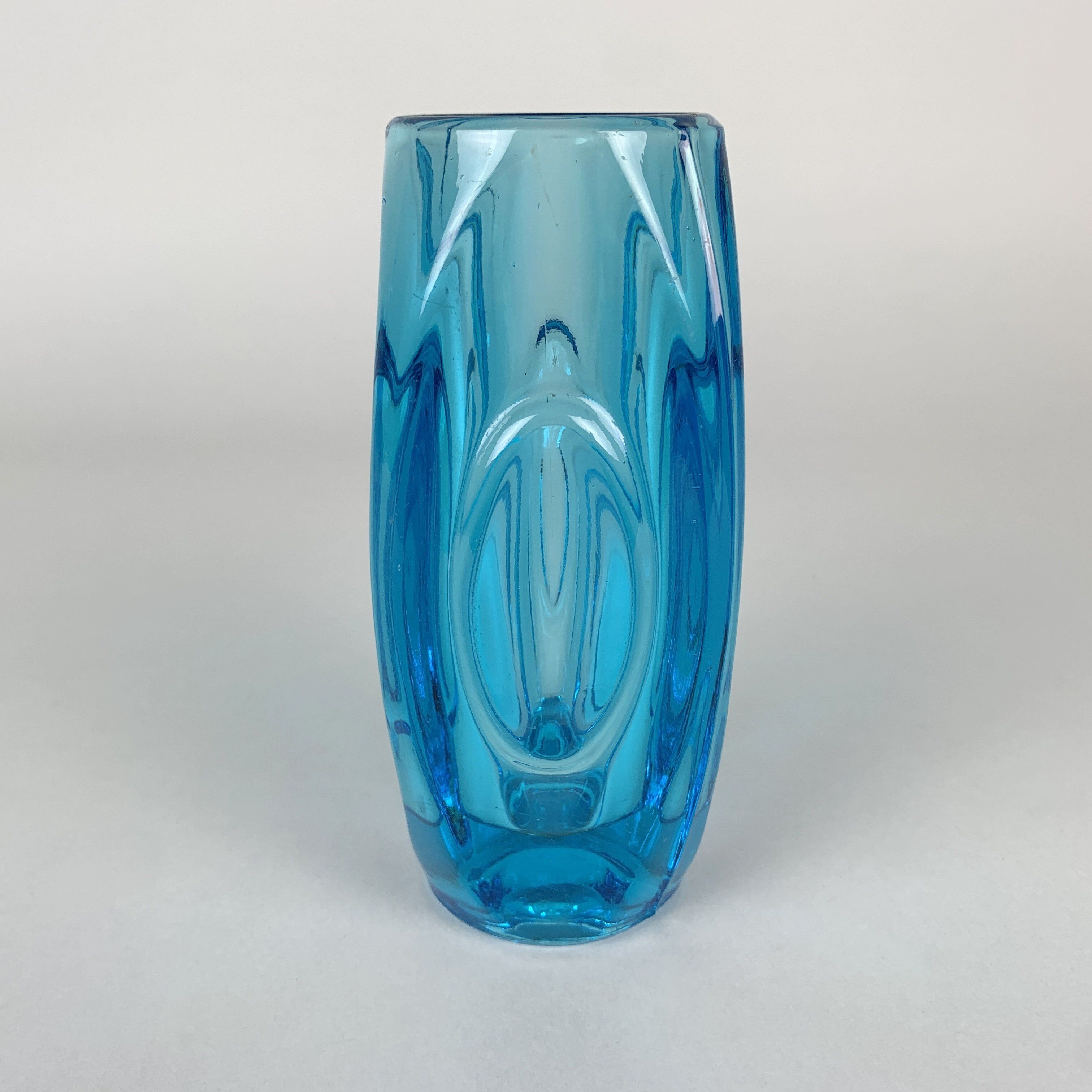 Glass Vase by Rudolf Shrotter for Sklo Union, 1950's
