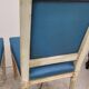 Pair of antique Louis XVI style chairs with patina