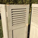 Pair of Persian shutters, old wood screen 2 fronts