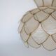 Suspension fleur vintage en nacre