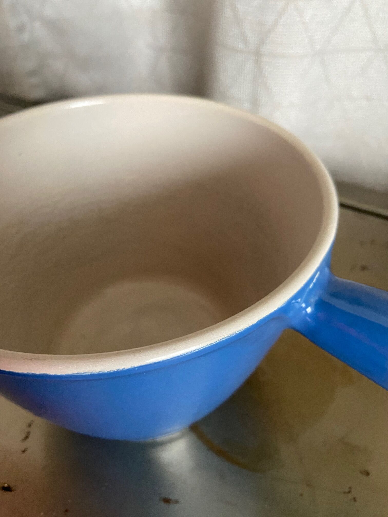 Le Creuset cast iron pan