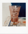 Pink granite glass vase