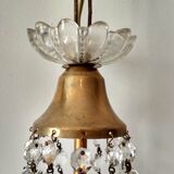 Cut glass stamped chandelier