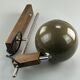 60s 70s lamp fixture wall sconce temde lighten teak space age design