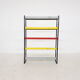 A. D. Dekker for Tomado free standing metal book shelves, The Netherlands 1950's