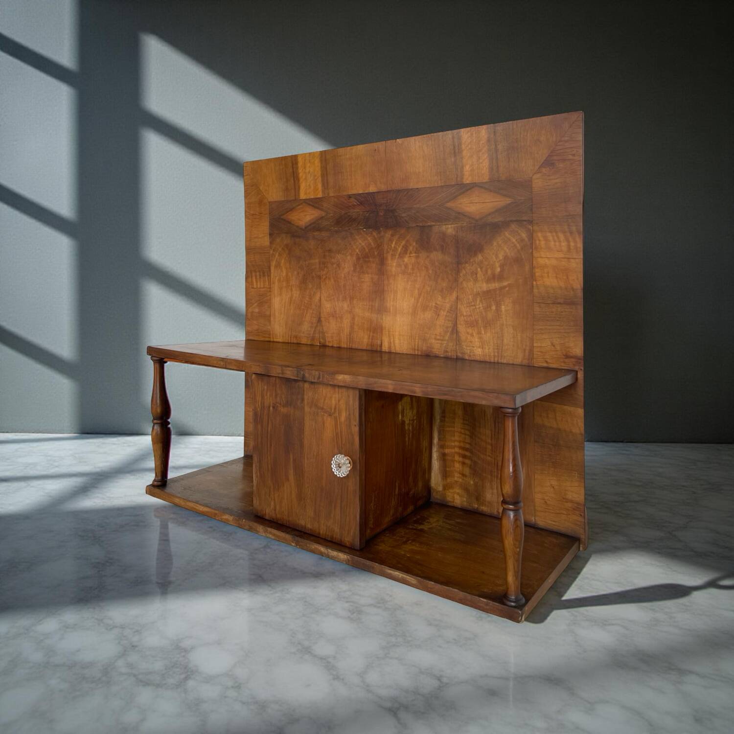 Banc de couloir Art déco italien, années 1920