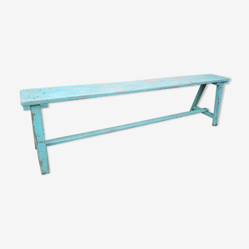 Banc en bois banc de ferme patine ancienne