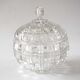 Cut glass bonbonnière
