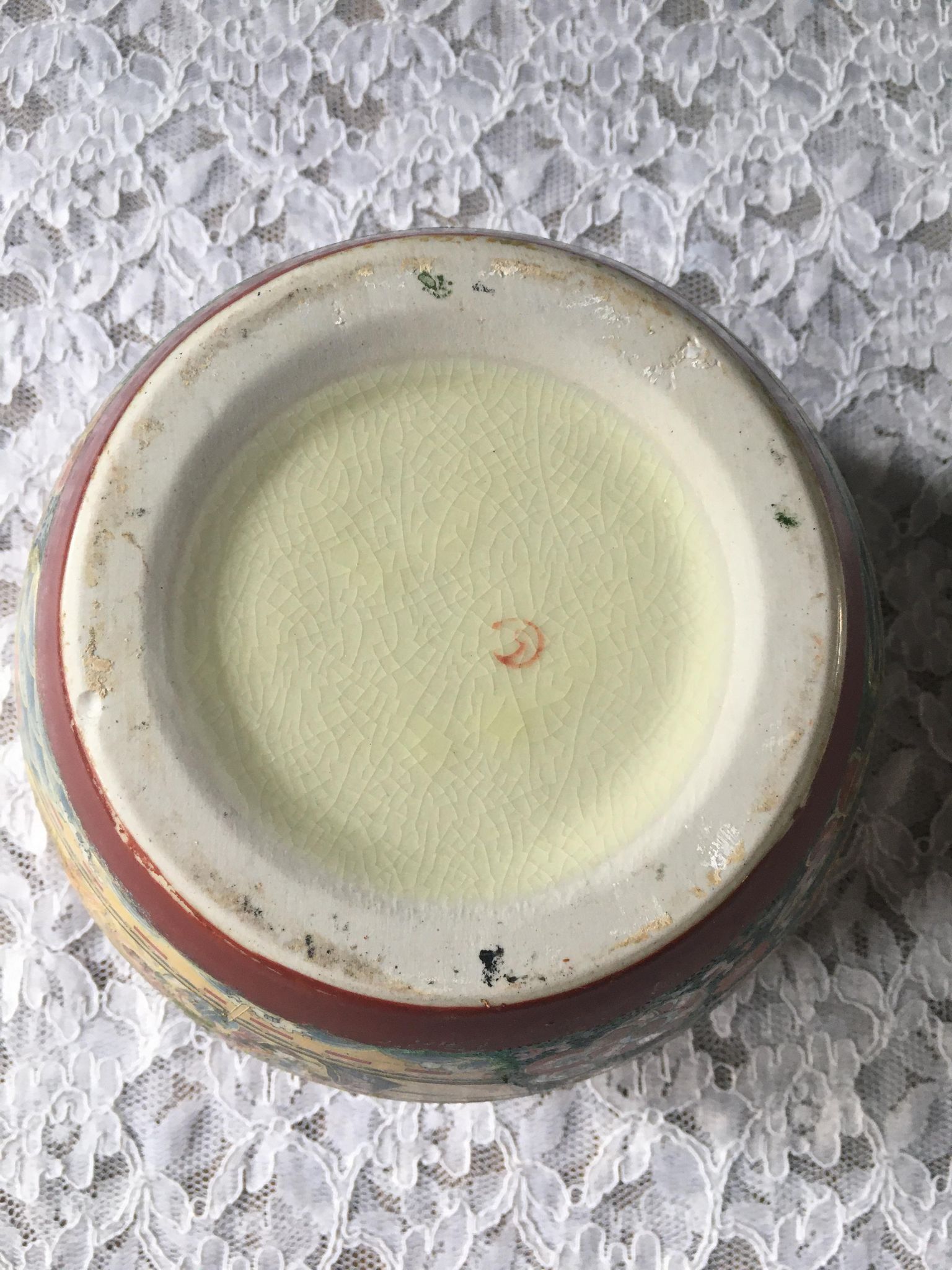 Antique Satsuma porcelain vase, Japan, late 19th-early 20th century