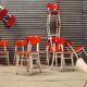 Lot de 11 chaises Ton