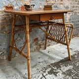 Louis Sognot rattan desk