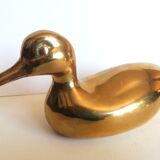 Massive brass duck