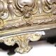Old planter decorations medallion brass / bronze deco flower garden