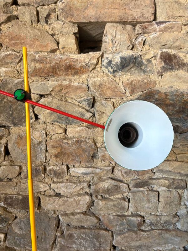 Lampadaire Veneta Lumi vintage années 80