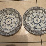 2 assiettes à dessert Schwarzenhammer bleu