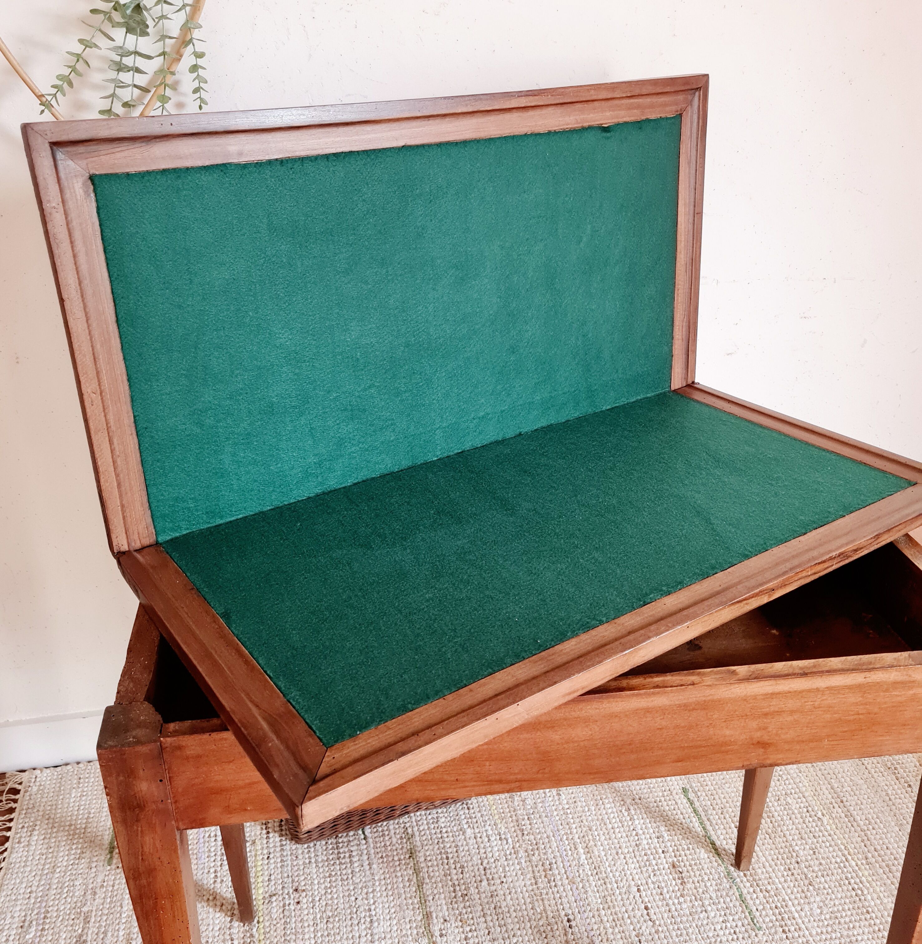 Old wooden play table