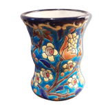 Longwy enamels vase