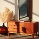 Restored vintage teak hairdresser from the 1960s.