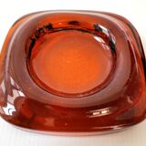 Vintage glass ashtray 1970