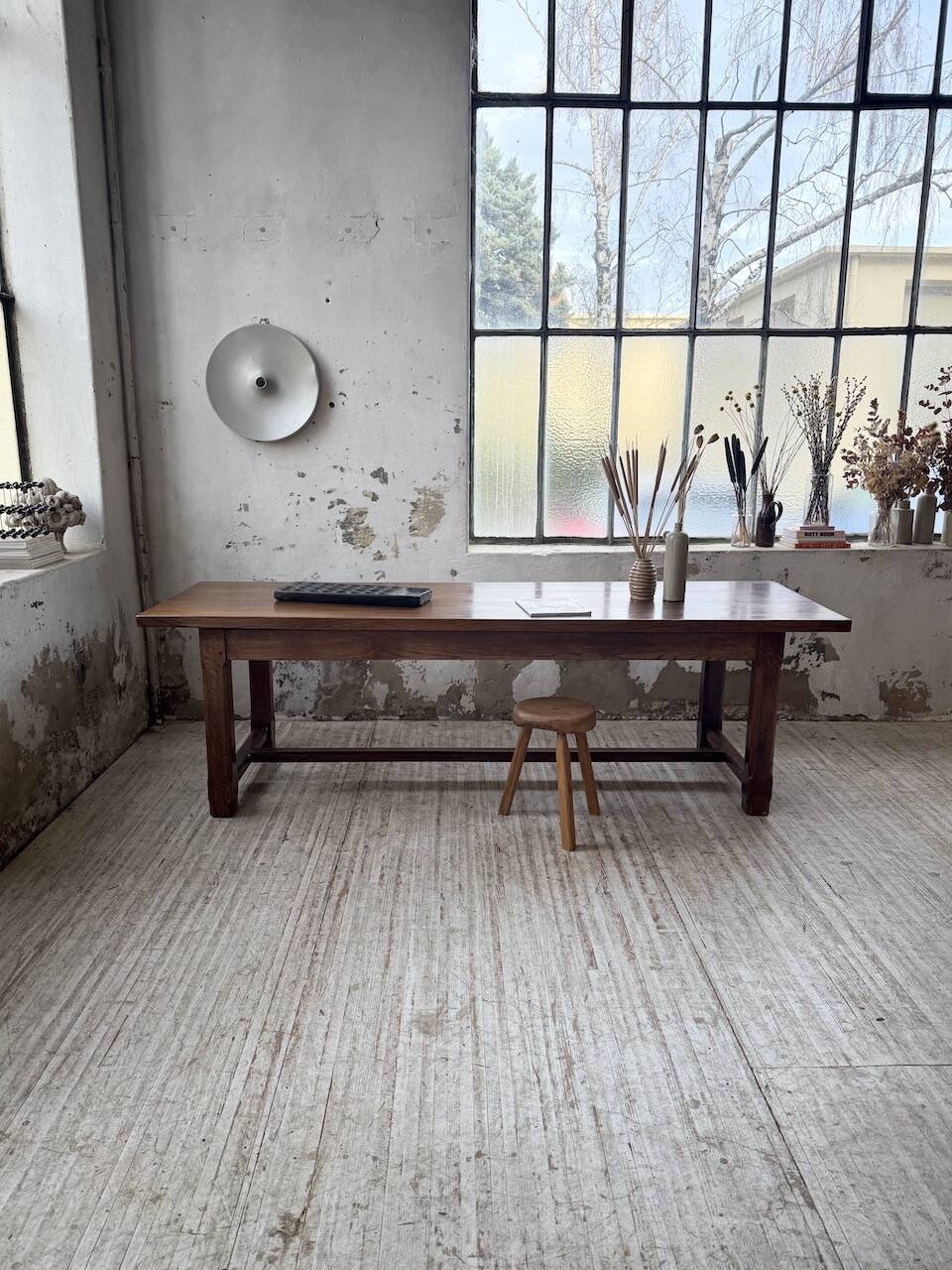 Table de ferme XL en chêne massif