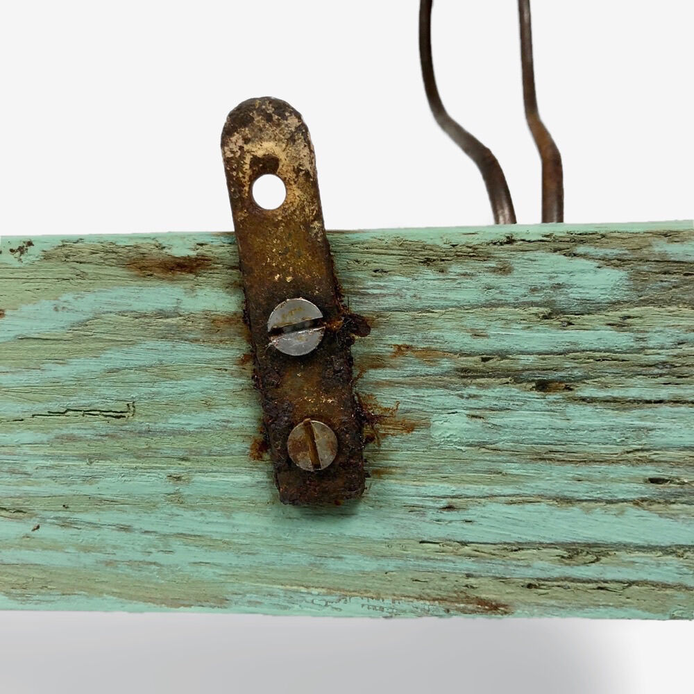 Vintage school coat rack