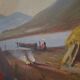Painting „The Riverside Camp”, Scandinavian design, 19th century, by Vilhelm Oskar Engström