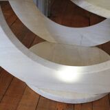 Travertine/marble coffee table