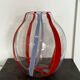 Murano blown glass vase by Lisa Corti