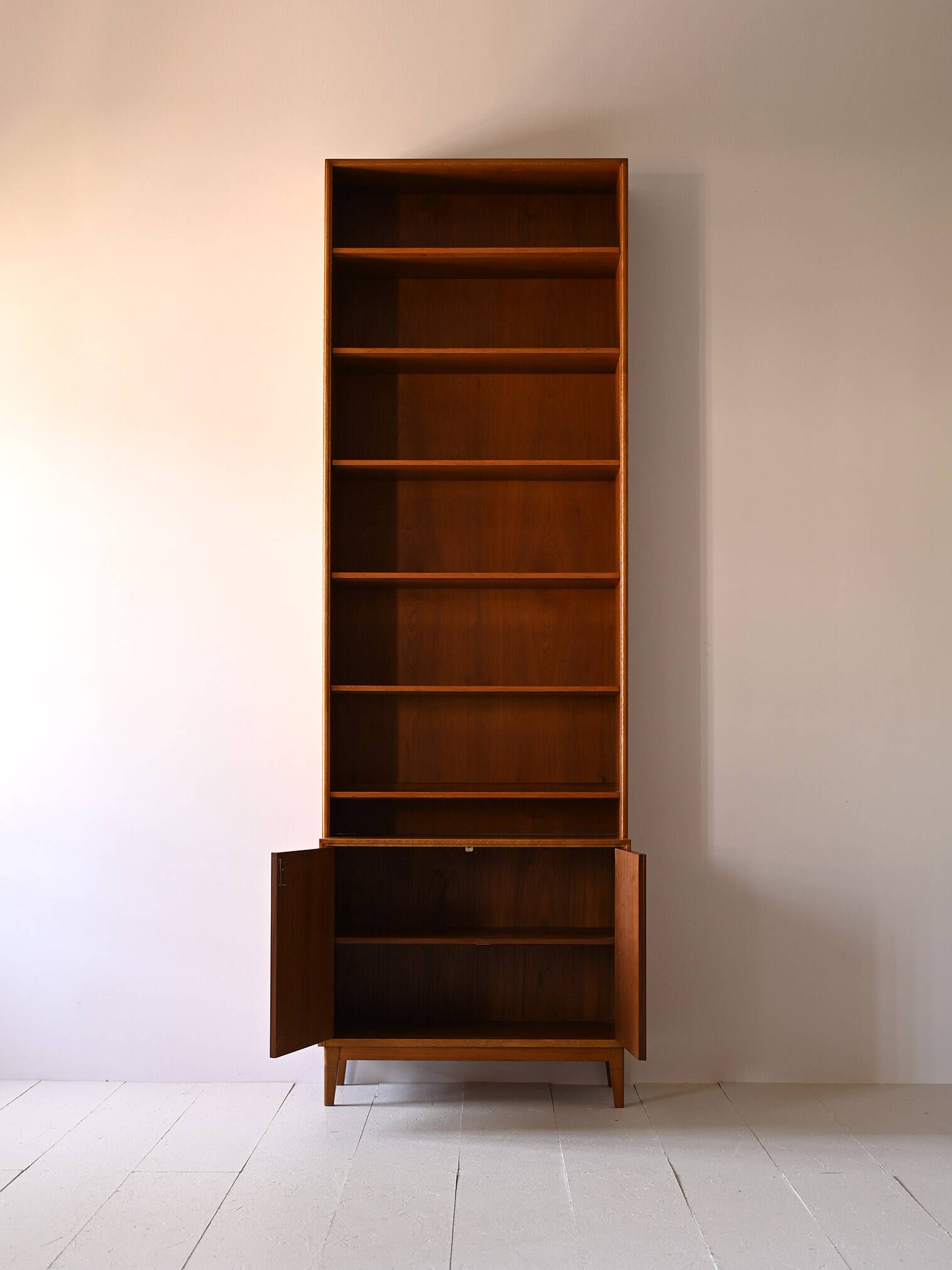 Swedish bookcase with storage unit