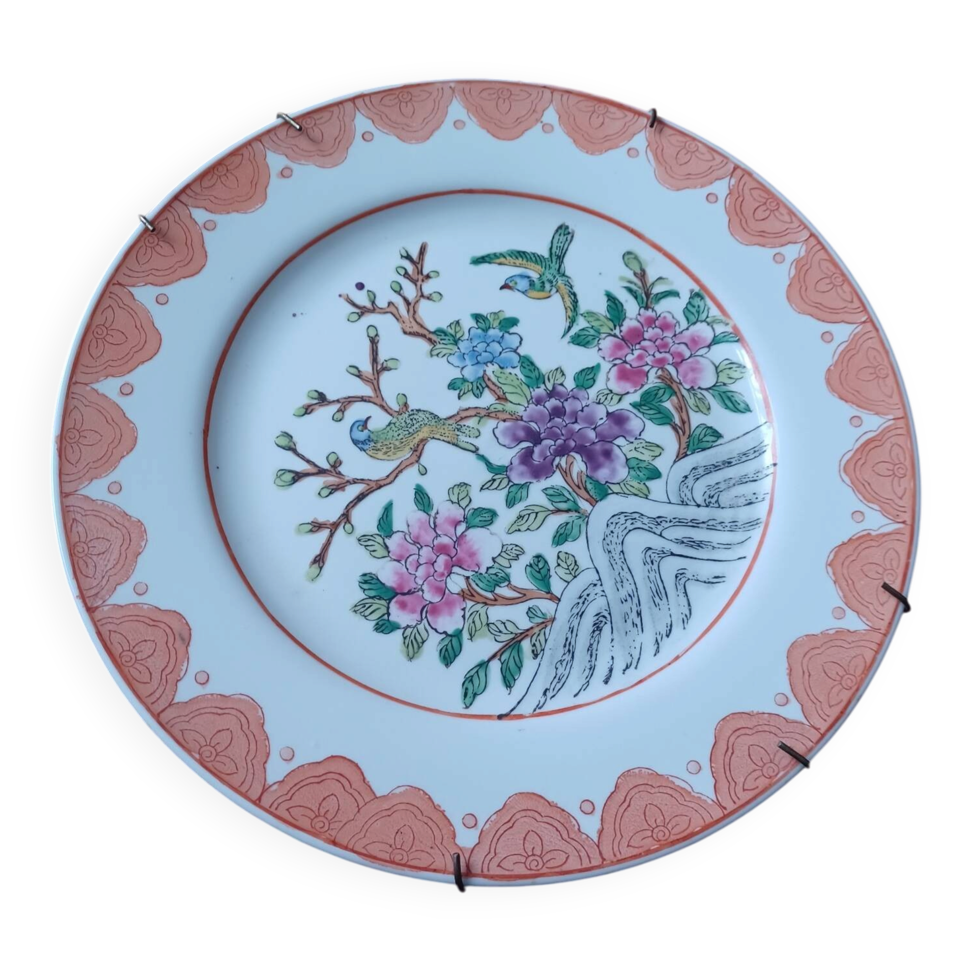 Decorative porcelain plate