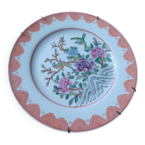 assiette de décoration - porcelaine