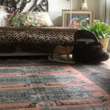 Vintage wool oriental rug - 245x157cm