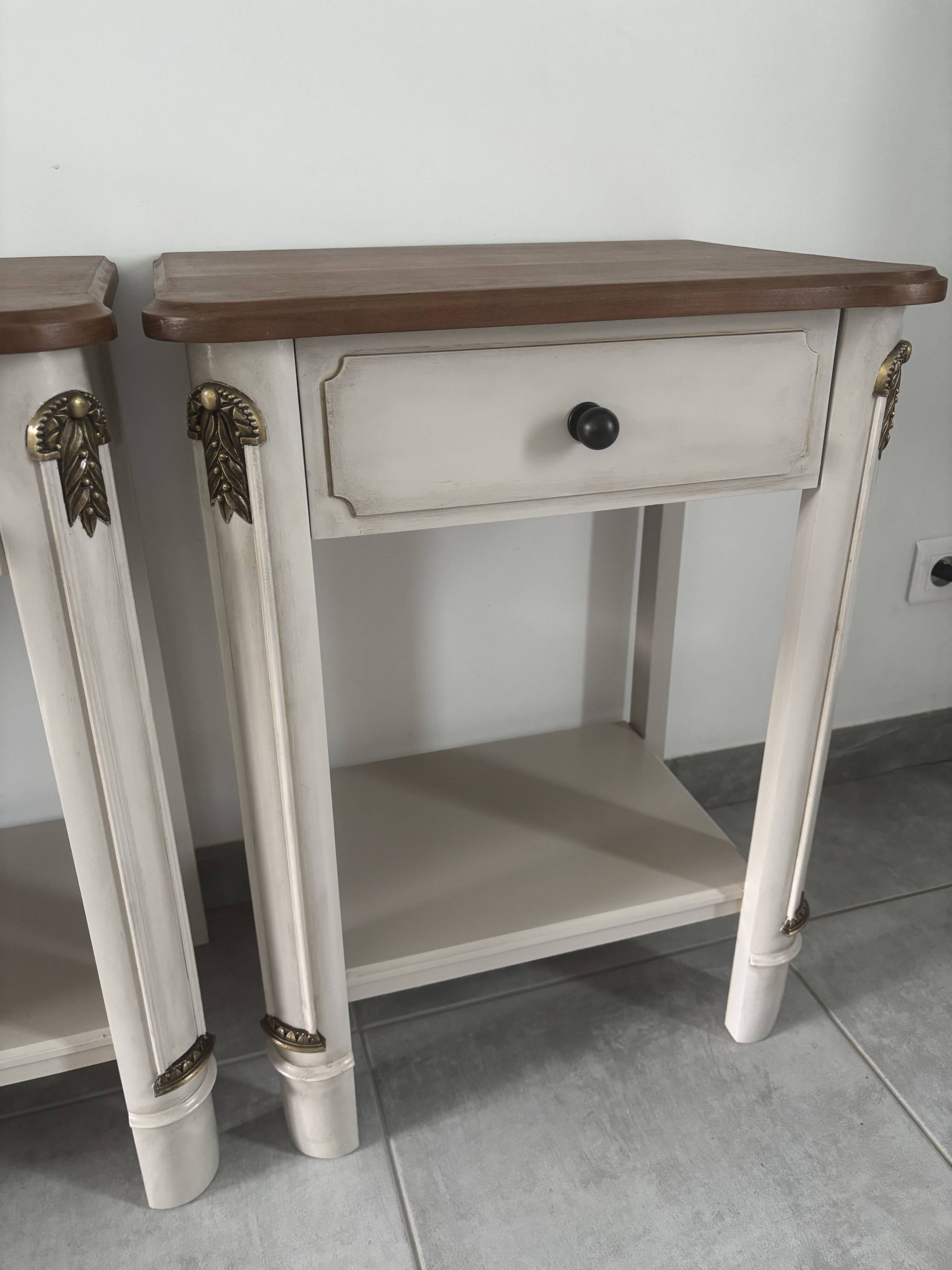 Vintage bedside tables