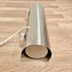 LARGE STEEL WALL LIGHT SCANDINAVIAN DESIGN 1970.