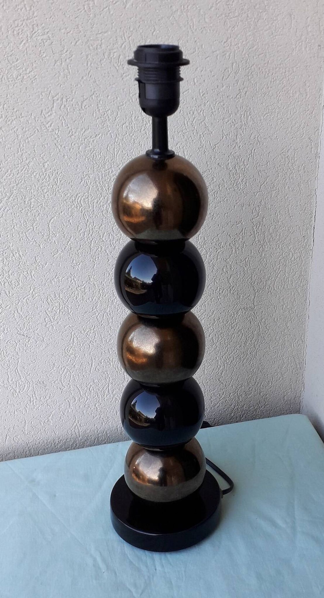 Pied de lampe en céramique