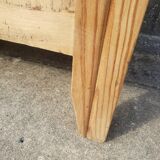 Parisian cabinet glazed raw wood