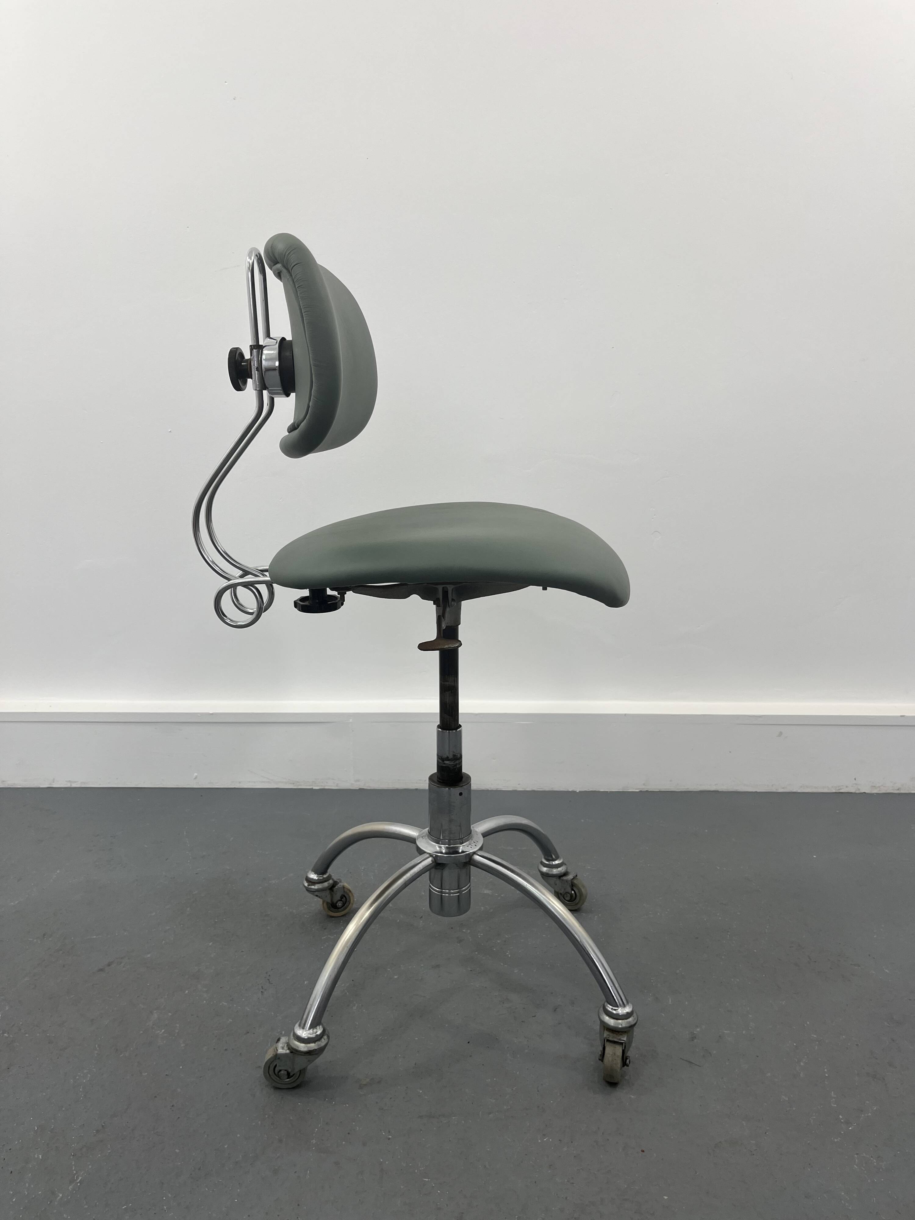 Mid-century swivel chair from Bohler 1950s