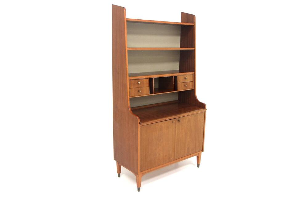 Scandinavian mahogany secretary, Sweden, 1960