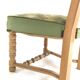 Paire de chaises de cheminée années 40