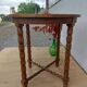 Round table, turned wooden legs