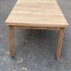 Renovated extendable farmhouse dining table in solid oak from the 19th century, 250-350.