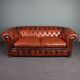 Chesterfield sofa 2.5 seater cowhide leather